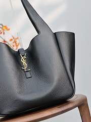 YSL SAINT LAURENT BEA IN GRAINED LEATHER - 6