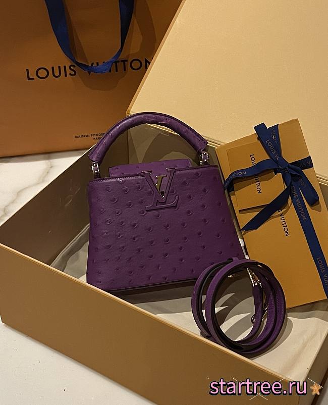 Louis Vuitton Capucines BB Ostrich Leather 006 - 1