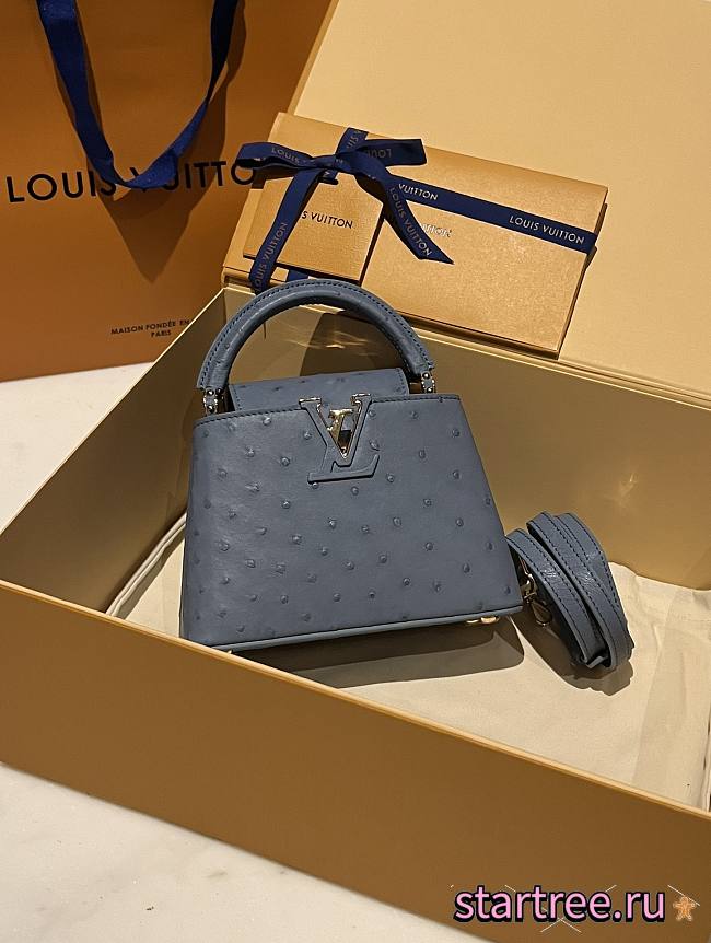 Louis Vuitton Capucines BB Ostrich Leather 007 - 1