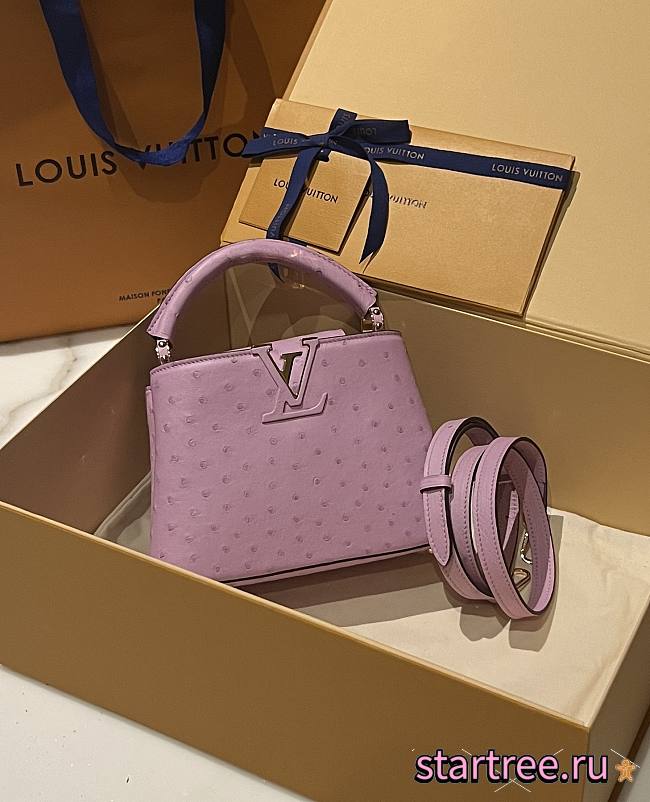 Louis Vuitton Capucines BB Ostrich Leather 009 - 1
