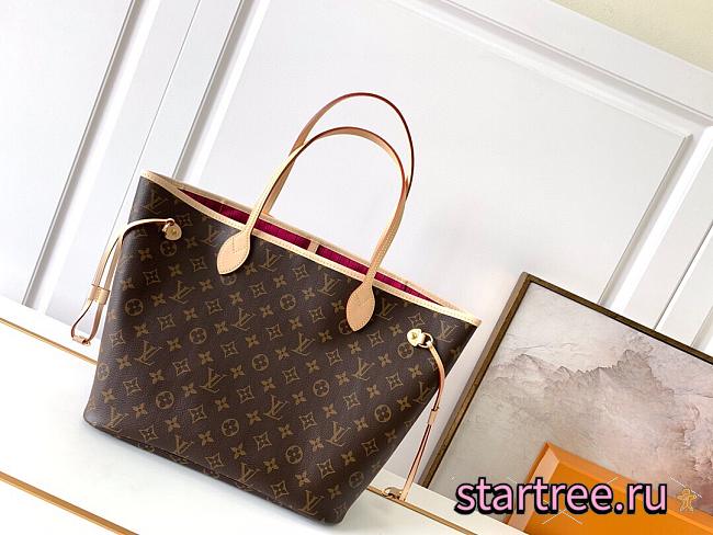 Louis Vuitton |Neverfull MM Tote Peony M41178 - 1