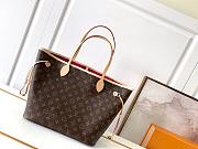 Louis Vuitton |Neverfull MM Tote Peony M41178 - 1
