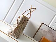 Louis Vuitton | Neverfull MM Damier Azur Canvas Beige N41605 - 3