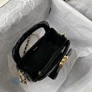 CHANEL Mini Shopping Bag Black-13 × 19 × 7 cm - 2