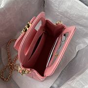 CHANEL Mini Shopping Bag Pink-13 × 19 × 7 cm USD   - 2