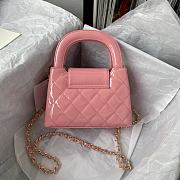 CHANEL Mini Shopping Bag Pink-13 × 19 × 7 cm USD   - 5