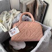 Chanel Bowling Handbag Pink Caviar - 1