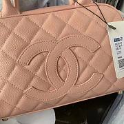 Chanel Bowling Handbag Pink Caviar - 6
