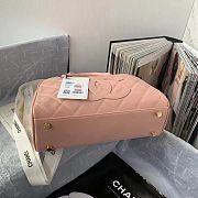 Chanel Bowling Handbag Pink Caviar - 3