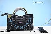 Balenciaga City Graffiti Classic Studs Bag- 38x14x24cm (Real Shot) - 1