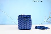 Goyard White Muse Vanity Bag Sky Blue-20cm*14cm*16cm   - 6