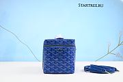 Goyard White Muse Vanity Bag Sky Blue-20cm*14cm*16cm   - 5