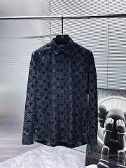 lOUIS VUITTON Reverse Monogram Fil Coupé Shirt - 1