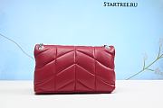 YSL| Loulou Puffer Small Bag In Quilted Lambskin Red - 29x17x11cm  - 2