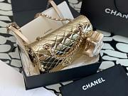 Chanel Backpack & Star Coin Purse Gold-18.5*23.5*8.5CM - 3