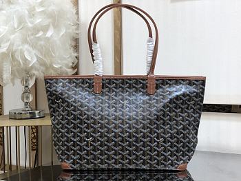 Goyard Artois MM Bag Black&Tan-30 cm x 17 cm x 50 