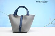 Hermès | Picotin Lock 18 Grey&Blue - 18 cm - 1