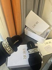 DIOR Fluffy Slippers - 4