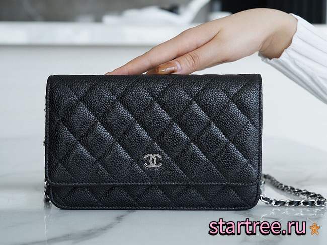 Chanel | Woc Wallet On Chain Caviar Black - 19cm - 1