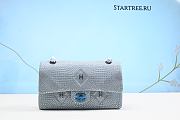 CHANEL | Classic Flap Bag Light blue With Cristals - A01112 - 25cm - 1