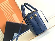 Prada Galleria Saffiano Mini Bag Navy Blue - 4