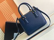 Prada Galleria Saffiano Mini Bag Navy Blue - 3