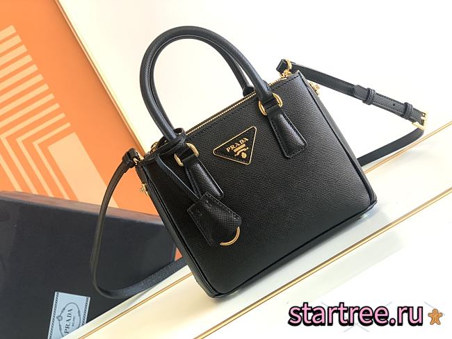 Prada Galleria Saffiano Black Bag - 1BA906 - 20x15x9.5cm - 1