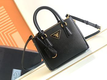 Prada Galleria Saffiano Black Bag - 1BA906 - 20x15x9.5cm