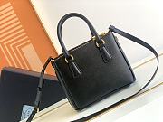 Prada Galleria Saffiano Black Bag - 1BA906 - 20x15x9.5cm - 2