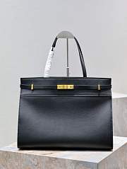 YSL MANHATTAN MEDIUM BOX YVES SAINT LAURENT LEATHER SHOPPING BAG - 1