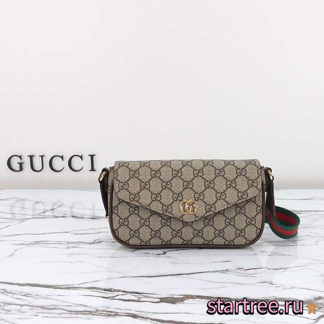 Gucci Classic Ophidia GG Supreme Canvas Mini Fap Bag - 1