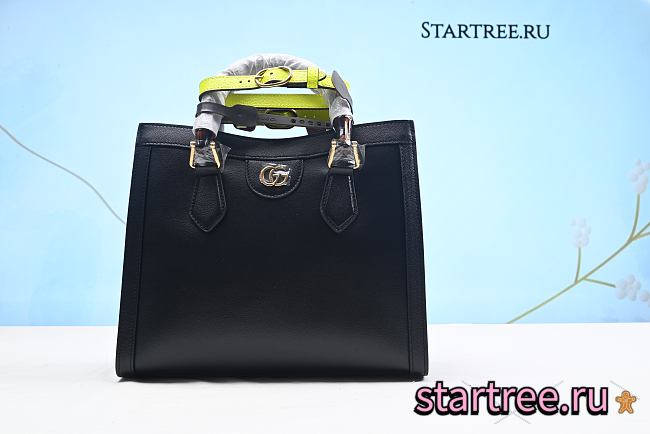 Gucci | Diana Small Black Tote Bag - 660195 - 27x24x11cm(Real Shot) - 1