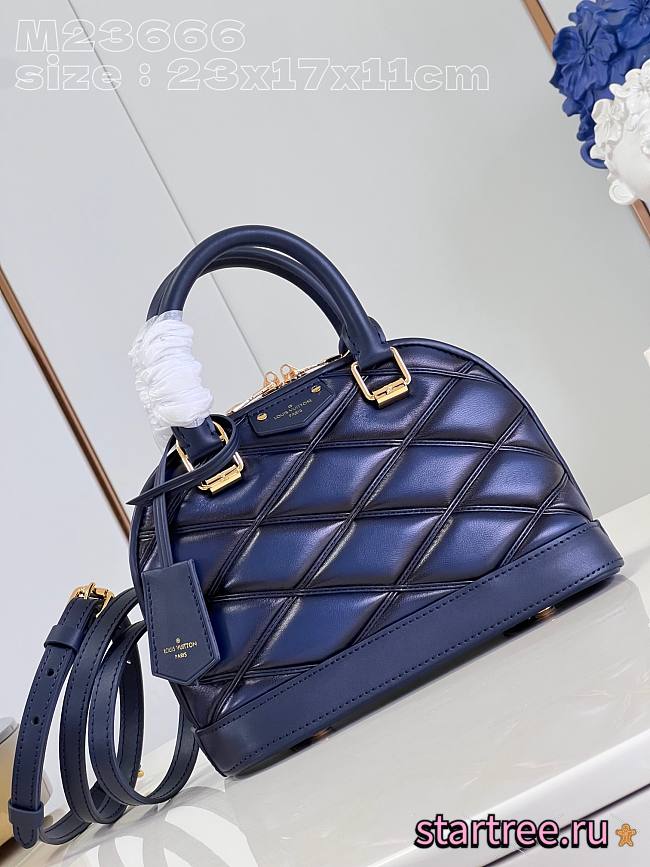 Louis Vuitton Alma BB Dark Blue M23666 - 1