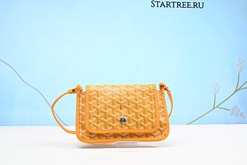 GOYARD Goyardine Plumet Wallet Clutch Yellow