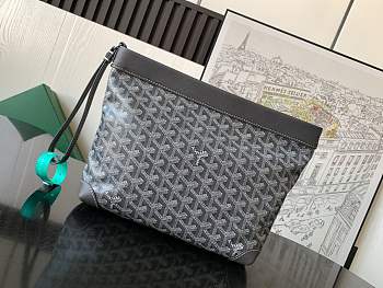 Goyard Conti Pouch In Grey