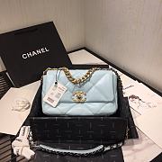 Chanel | 19 Flap Bag Light Blue- 26cm - 1