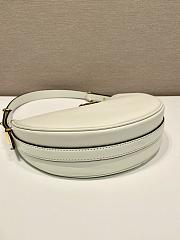 Prada Arqué leather shoulder bag White-22.5*18.5*6.5cm - 2