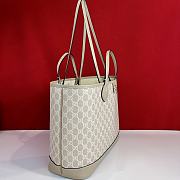 Gucci Ophidia Medium Tote Monogram White - 3