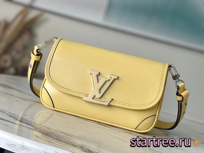 Louis Vuitton Buci Handbag M59386 Light Yellow - 1