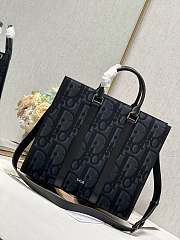 Dior East-West Tote Bag  Black Maxi Dior Oblique Jacquard - 2