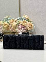 Dior East-West Tote Bag  Black Maxi Dior Oblique Jacquard - 5