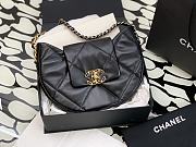 Chanel 19 Hobo Bag Black Lambskin - 1