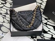 Chanel 19 Hobo Bag Black Lambskin - 4