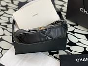 Chanel 19 Hobo Bag Black Lambskin - 2