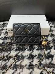 CHANEL 2020 Gold Ball with Chain bag AP1465 black - 1