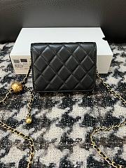 CHANEL 2020 Gold Ball with Chain bag AP1465 black - 2