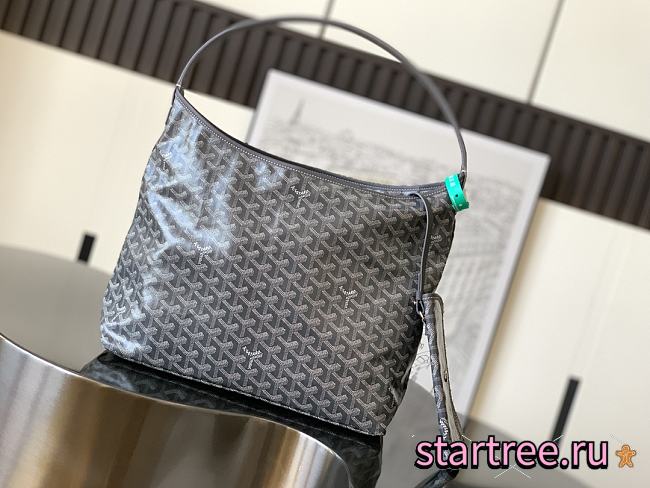 GOYARD Goyardine Boheme Hobo Grey - 1