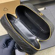 Saint Laurent Women's Black Gaby Mini Quilted-leather Vanity Bag - 5