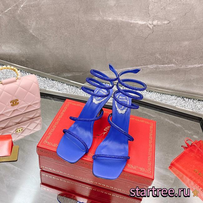 Rene Caovilla Sandals Royal Blue - 1