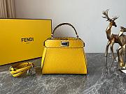 Fendi Peekaboo Bag Mini in Yellow - 1